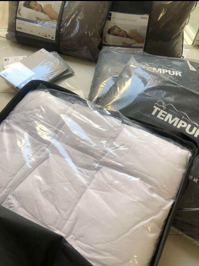 テンピュール　掛け布団　新品未使用未開封　シングル　ホワイト