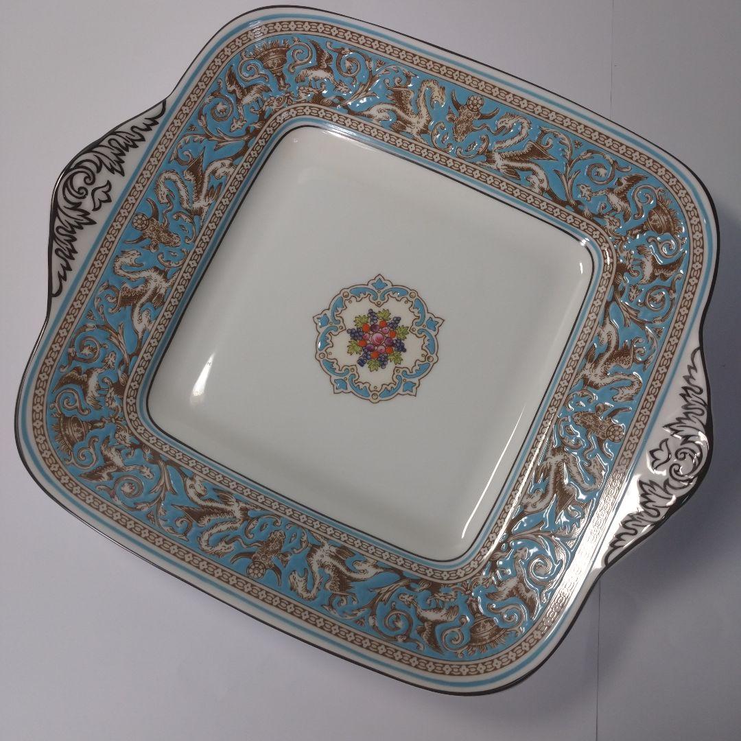 ウェッジウッド フロレンティーンターコイズ ブレッド＆バタープレート