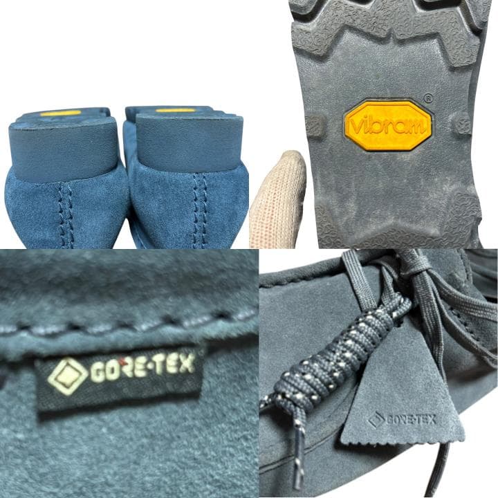 【極美品】Clarks クラークス ワラビー ゴアテックス ブルーグレー GTX