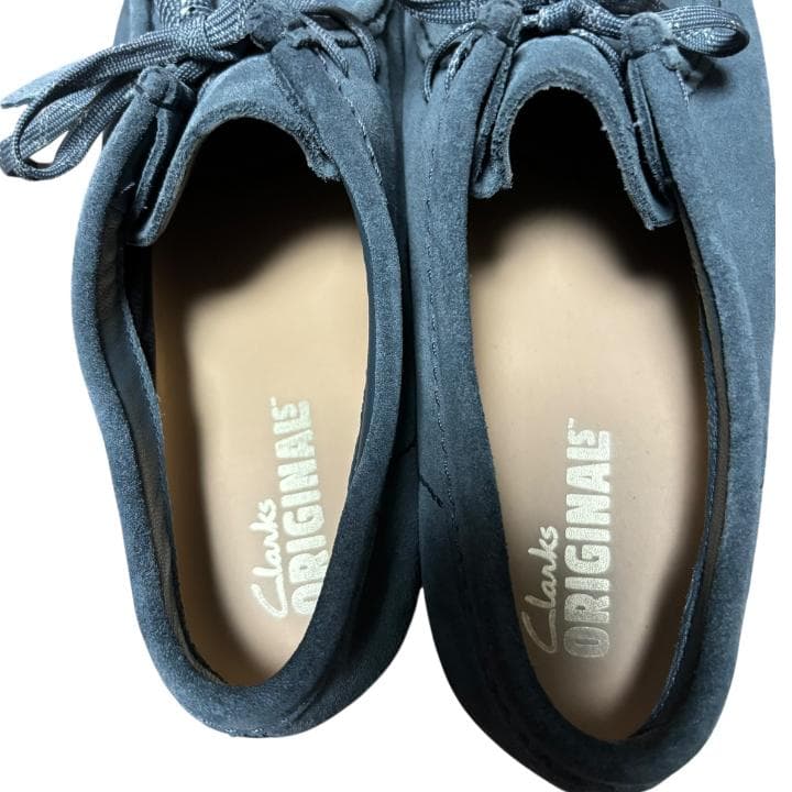 【極美品】Clarks クラークス ワラビー ゴアテックス ブルーグレー GTX