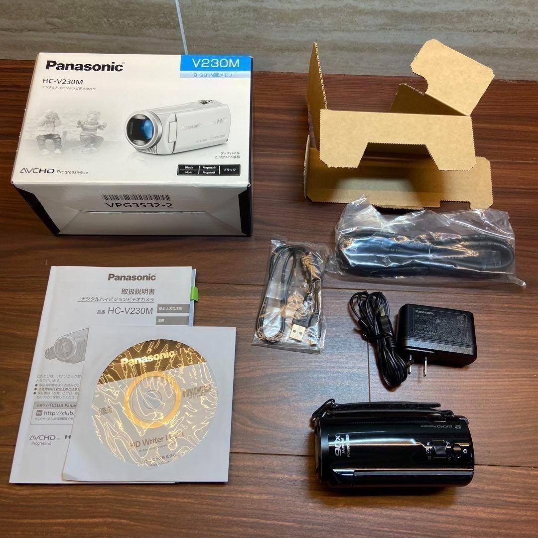 Panasonic HC-V230M ビデオカメラ ほぼ新品 3393