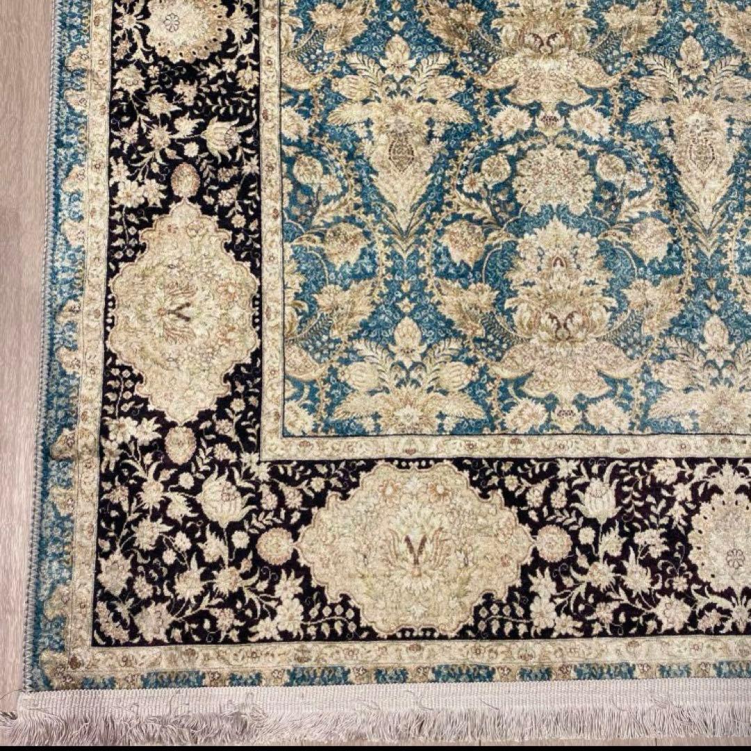 トルコのカーペット 120*180cm ラグ　洗える　アンティーク風