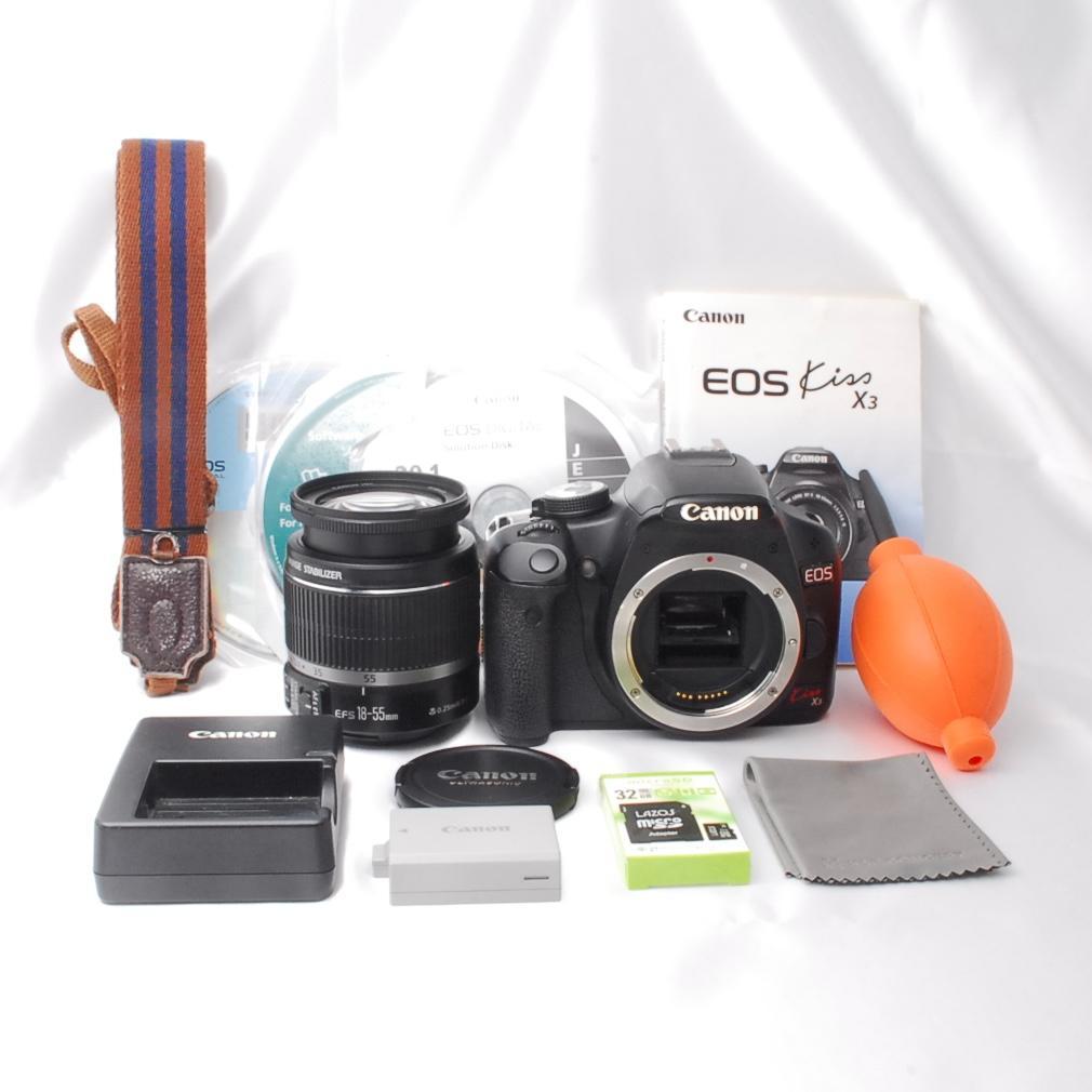 ※訳あり品 Canon EOS kiss X3 一眼レフセット品！【※コスパ品】