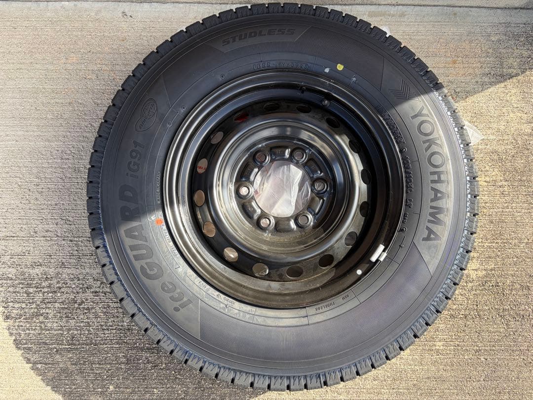 YOKOHAMA ice GUARD iG91 195/80R15 タイヤセット