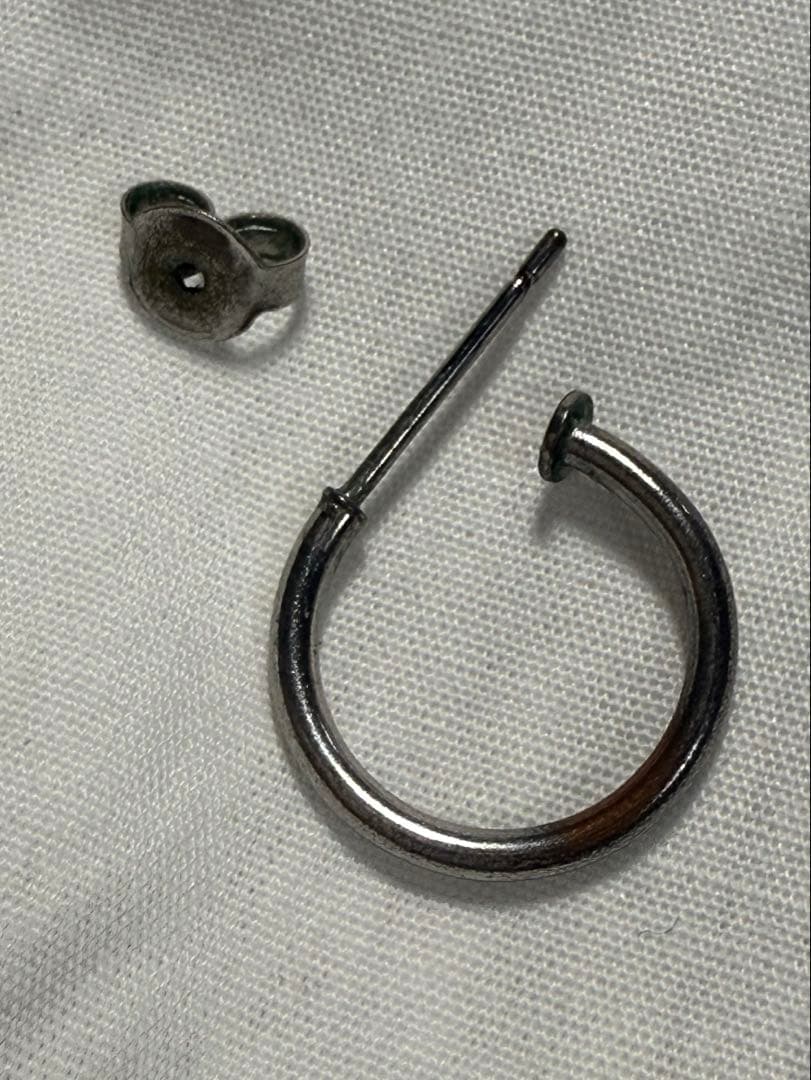 注)片方のみの販売です！ ぶら下がり CHANEL シャネル　ピアス　シルバー