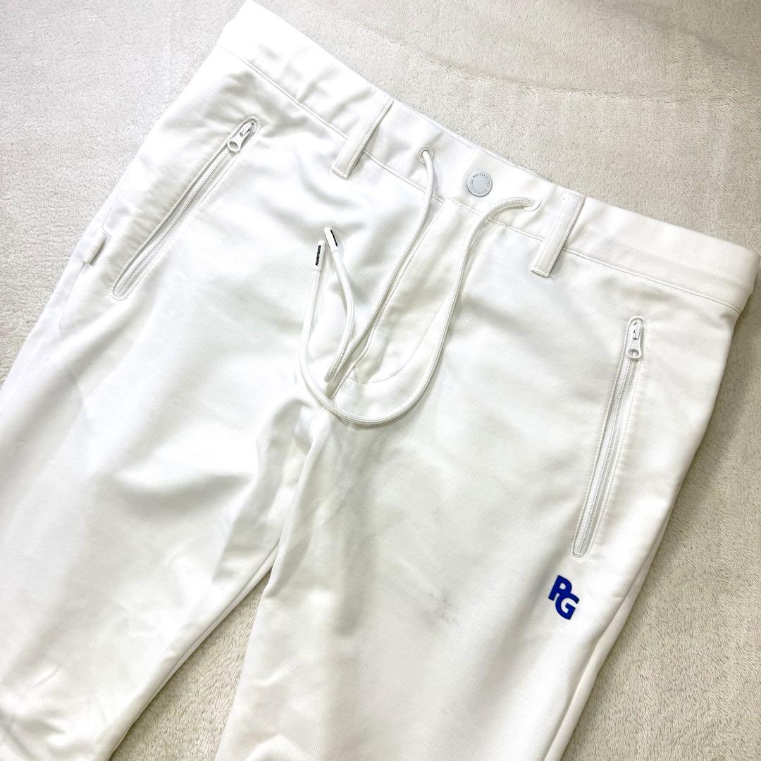 PEARLY GATES 立体PGロゴ ウエストゴム ストレッチ ゴルフパンツM