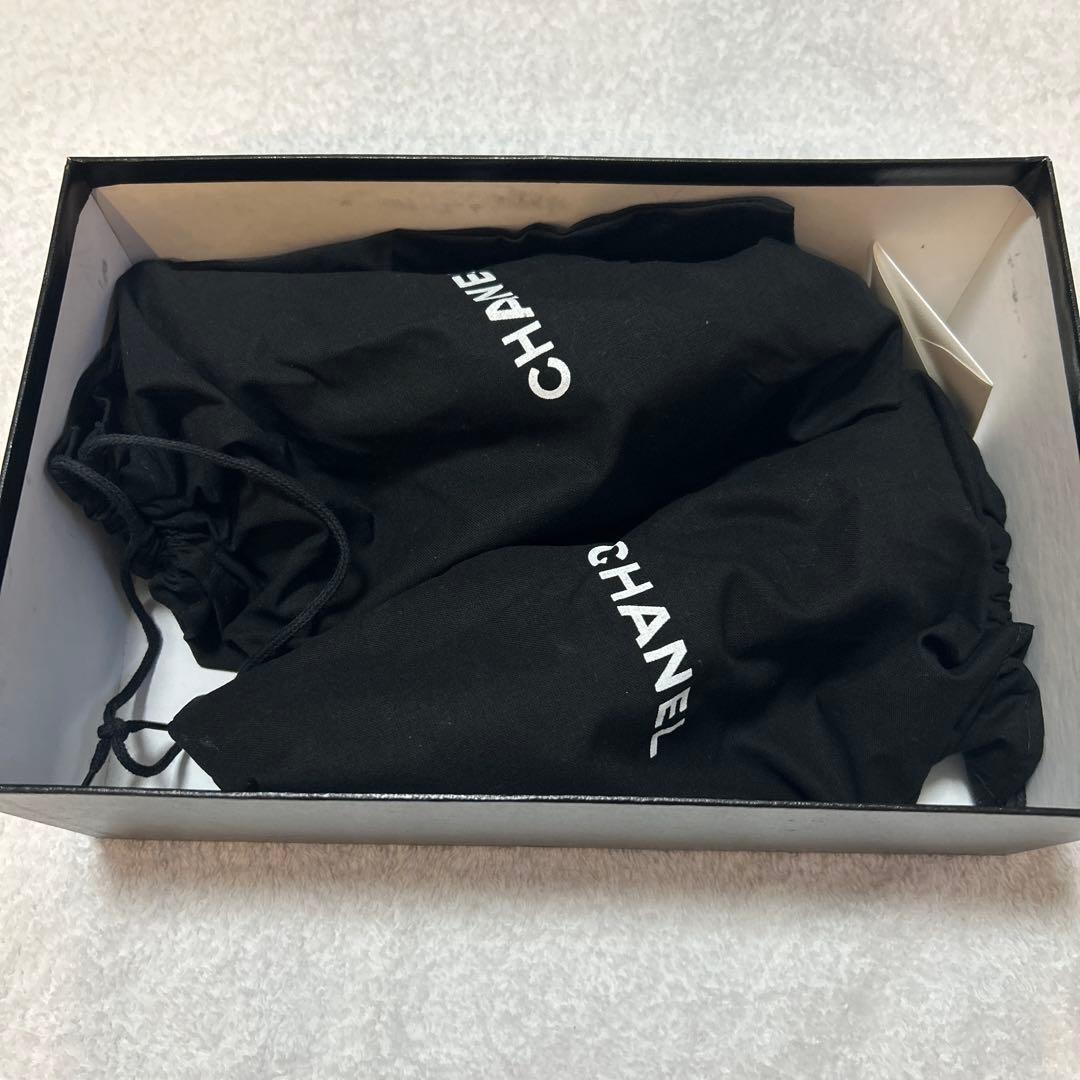 CHANEL シャネル サンダル パンプス ココマーク ブラック 黒 無地