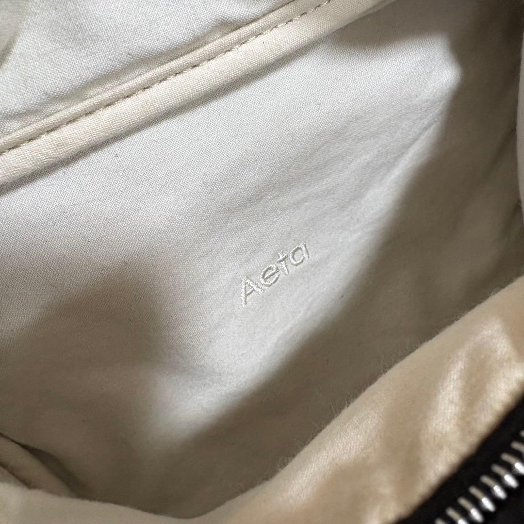 バッグ Aeta DEER LEATHER WAIST POUCH S Black