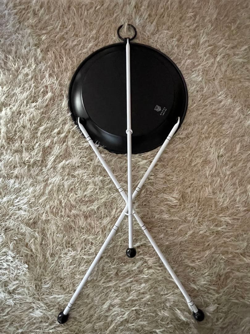 【3/18迄価格】 GUCCI デコール メタルトレイテーブル 26万 廃盤