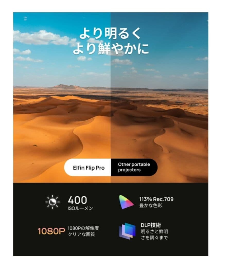 XGIMI Elfin Flip Pro プロジェクター 本体 新品　送料無料