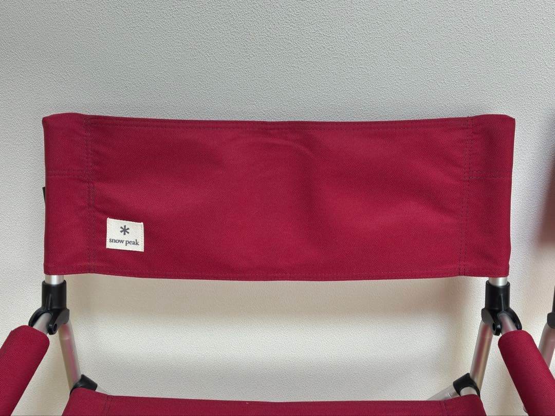 スノーピーク　FDチェアワイドRD LV-077RD　2脚セット