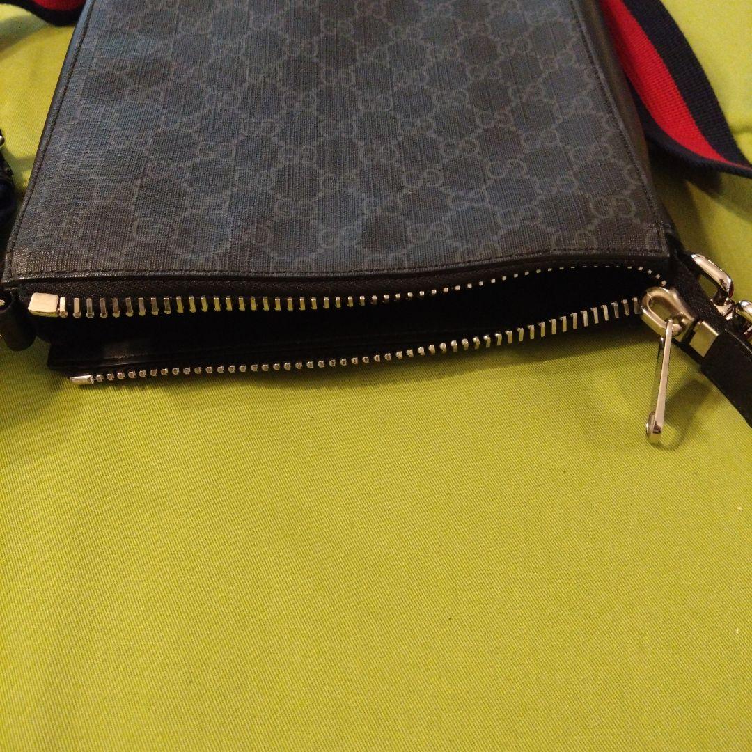 GUCCI グッチダークグレー ショルダーバッグ