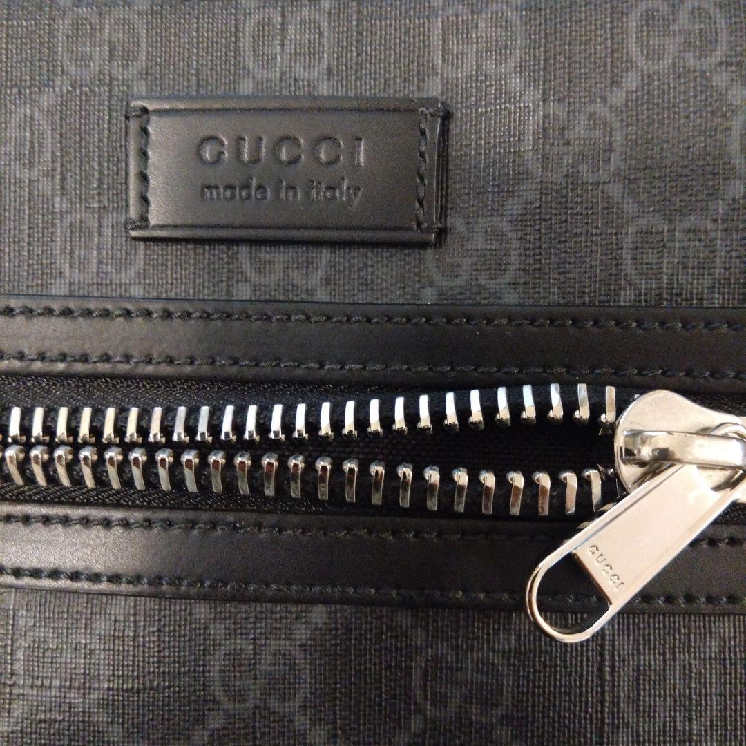 GUCCI グッチダークグレー ショルダーバッグ