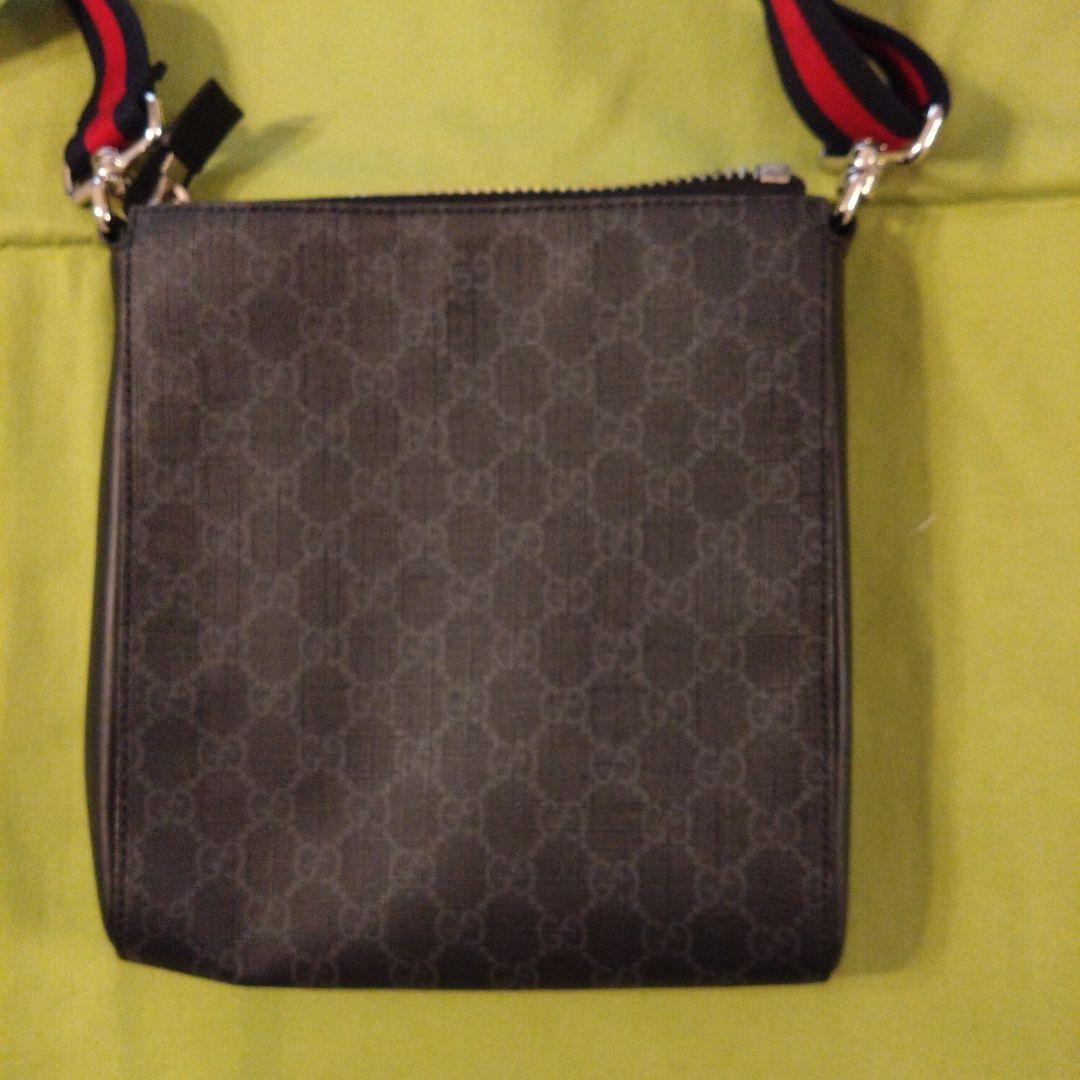 GUCCI グッチダークグレー ショルダーバッグ