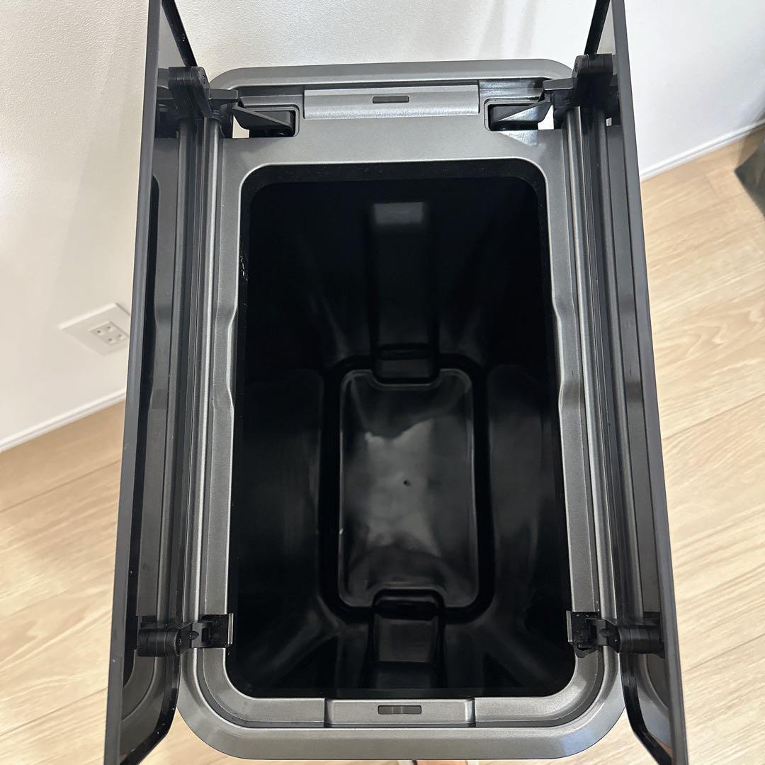 EKO ゴミ箱　ペダル式　両開き　45L EK9282 ふた付き　大容量