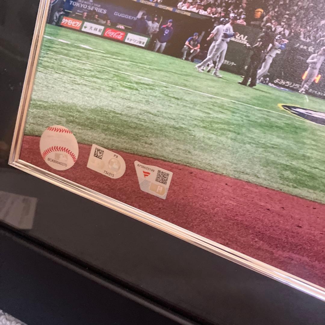 佐々木朗希 直筆サイン FANATICS 約40cm✖️50cm(特大フォト)