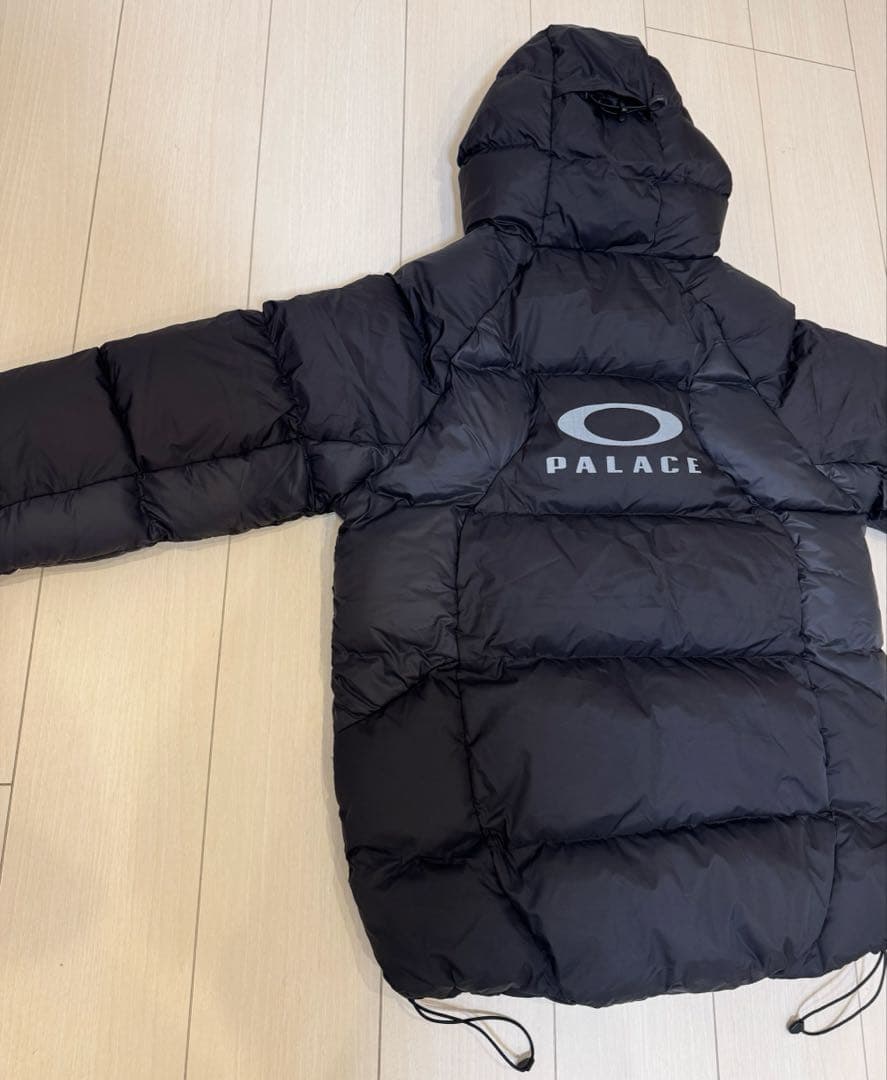 PALACE × OAKLEY Puffa black ダウンジャケット　S