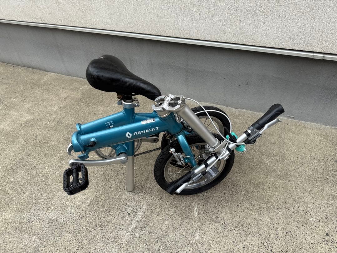 RENAULT 折りたたみ自転車 青　LIGHT8