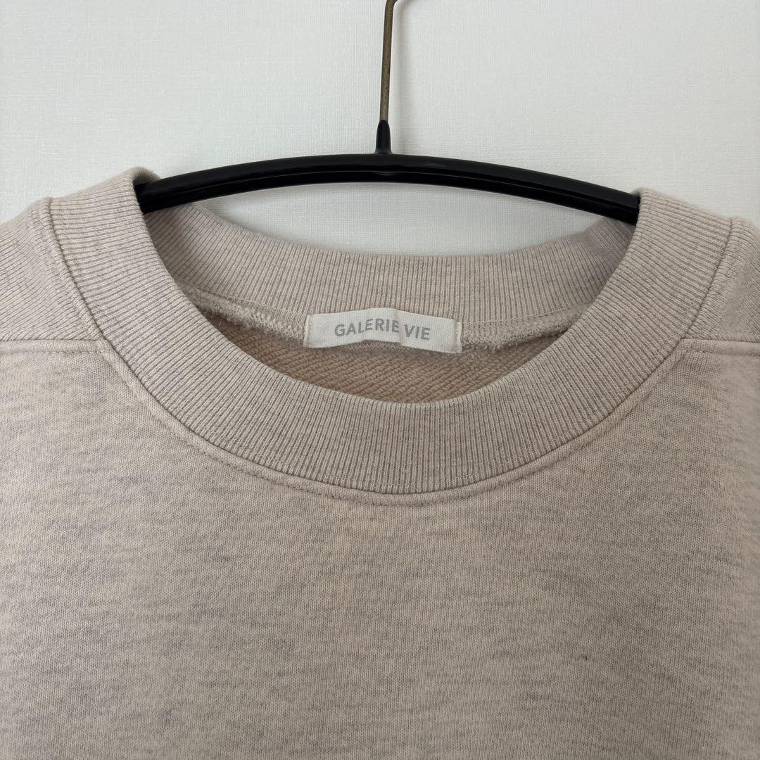 【ギャルリーヴィー】ドウイテリースエット クルーネックプルオーバー