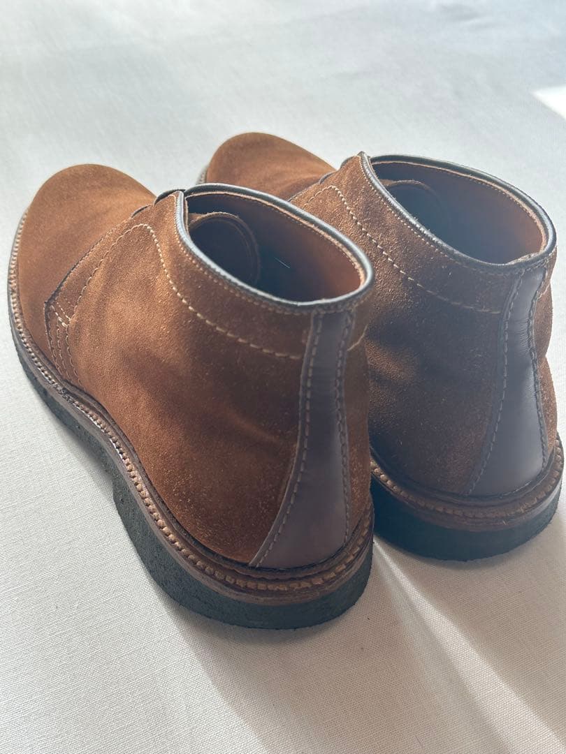 【美品良靴】ALDEN SUEDE CHUKKA BOOTS7D 13291