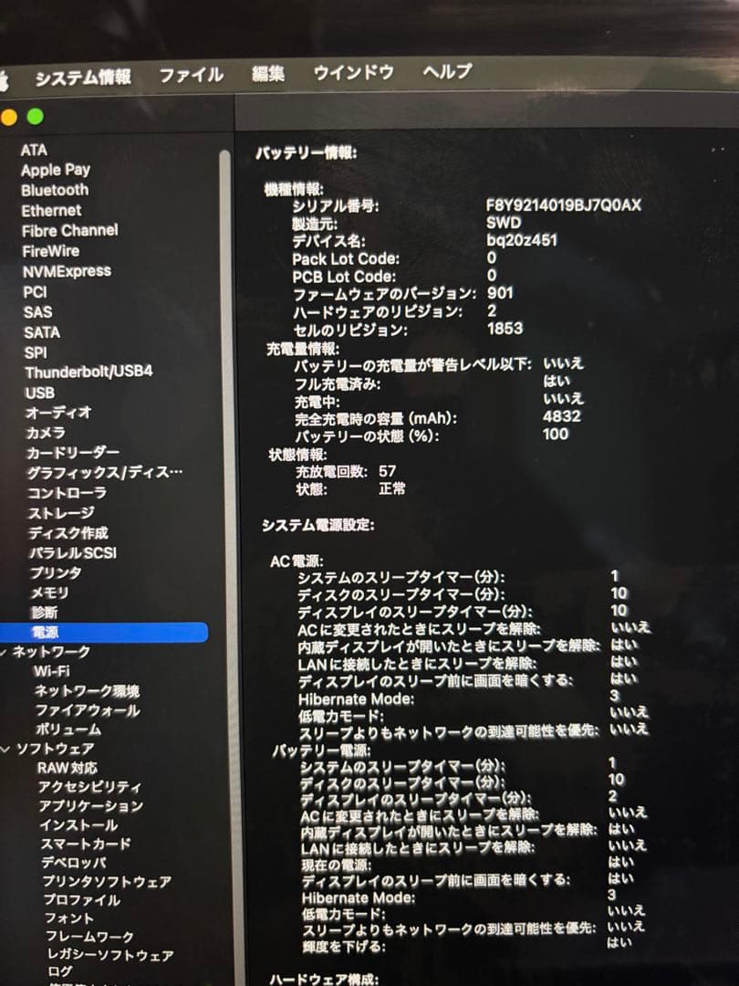 MacBook Pro 2019 13インチ