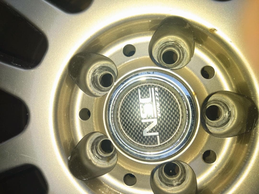 NSC direzza pcd100 5穴 7j タイヤ付き 215/45/17