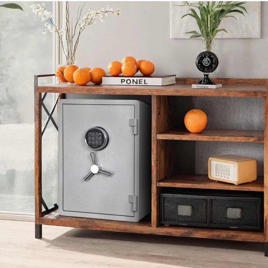 耐火金庫 1時間 耐火 耐水 超重量42.5KG 大型 金庫 家庭用 UL規格