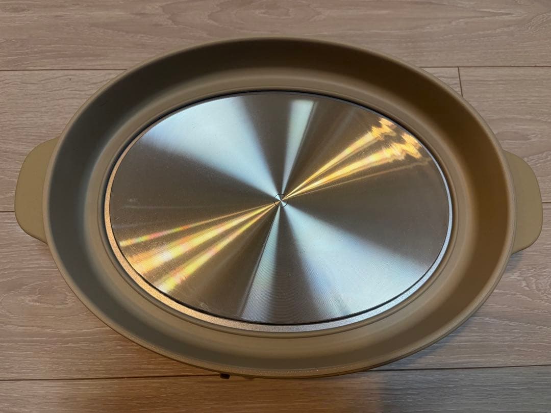 【セット】BRUNO オーバルホットプレート ベージュ&ホットプレートBOOK