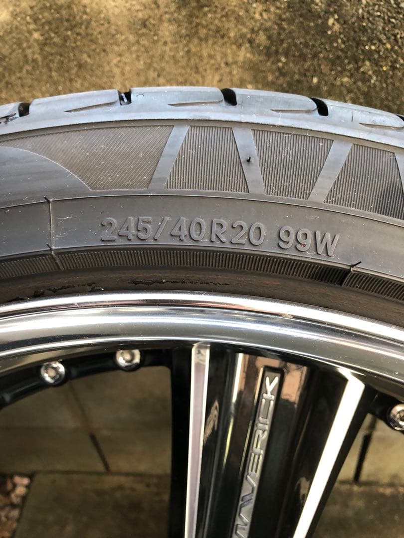 ウェッズ マーベリック 005s段リム 国産タイヤ4本セット