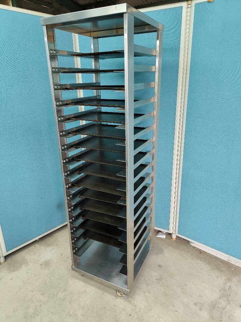 タニコー　シングルラック　ラックカート16枚差　TX-BR-460　天板15枚付