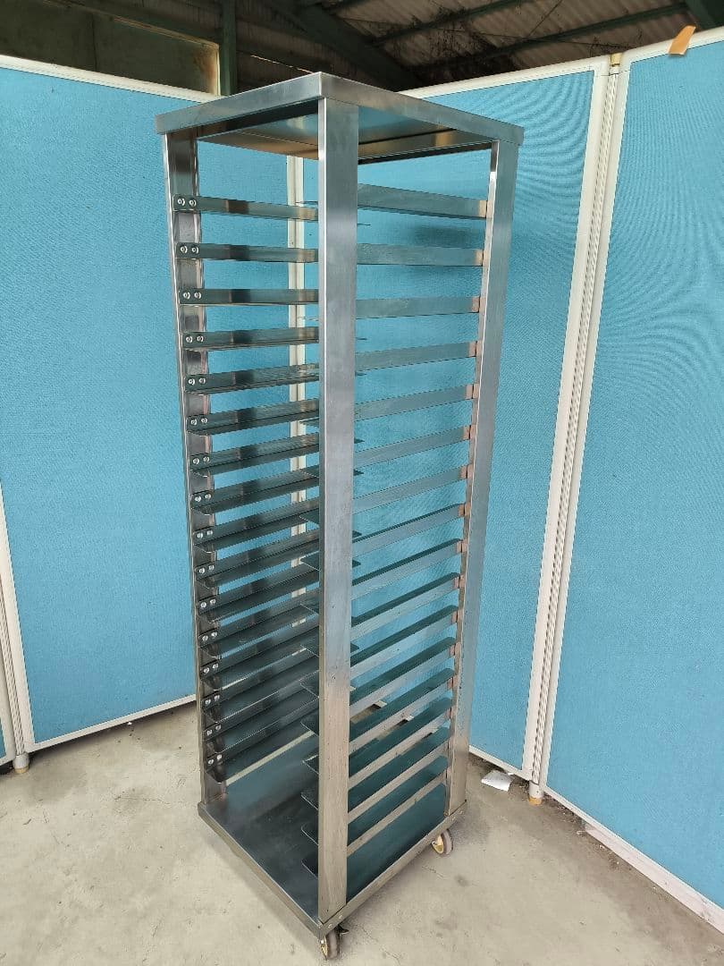 タニコー　シングルラック　ラックカート16枚差　TX-BR-460　天板15枚付