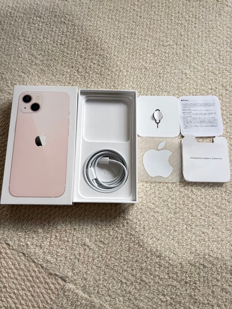 【美品】Apple iPhone 13 ピンク 128GB バッテリー容量88%