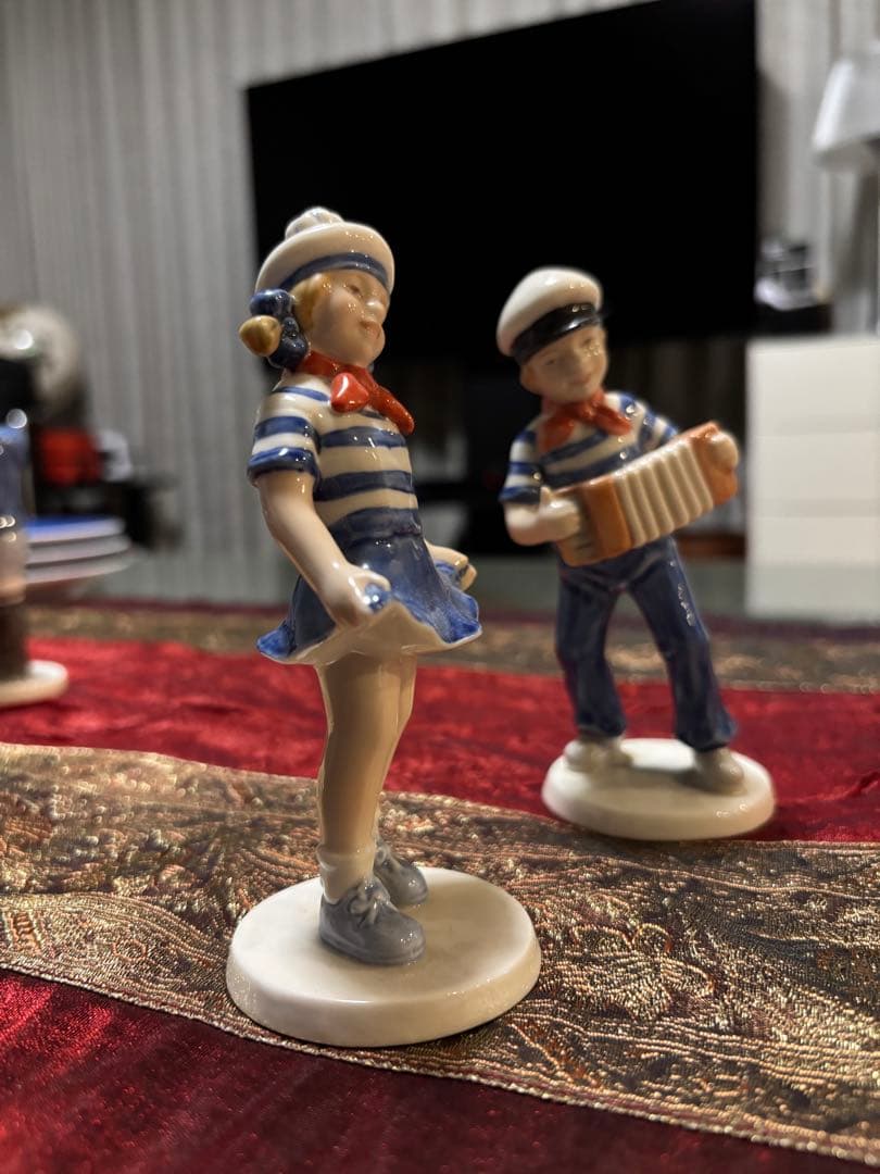 ロイヤルコペンハーゲン　2007年　フィギュリンセット　オスカー＆スーザン