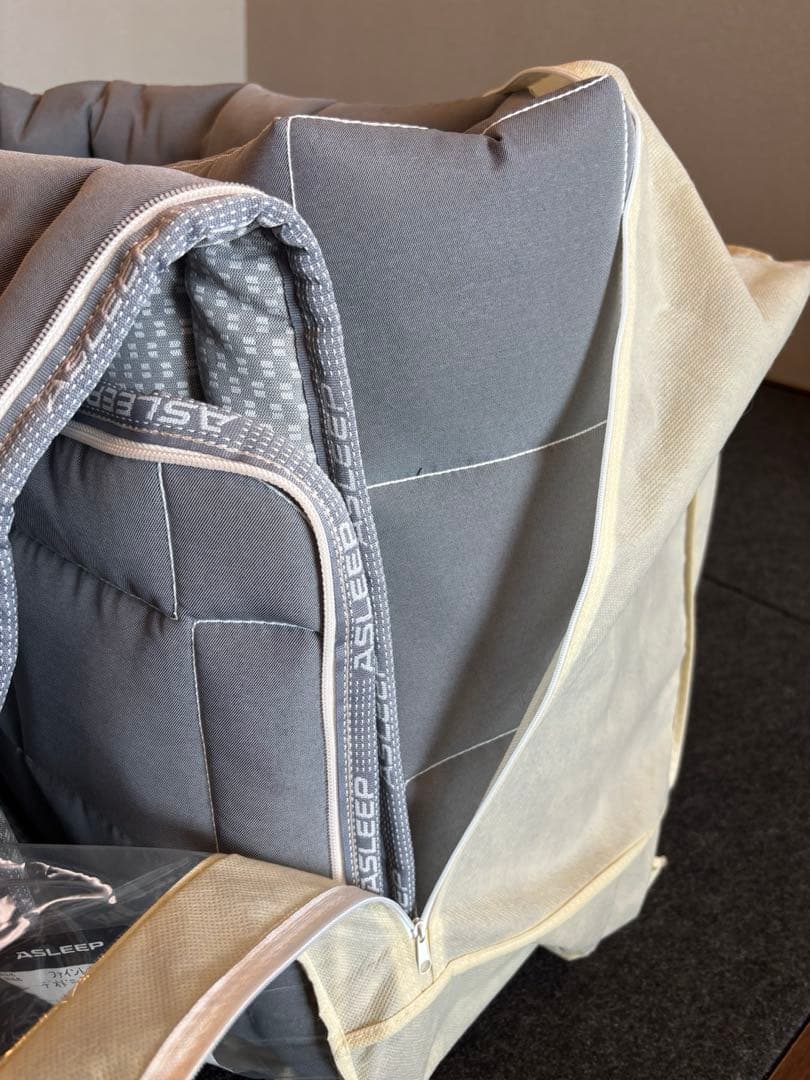 ASLEEP アスリープ ファインレボ マットレスのみ ダブル 夏・冬カバー付