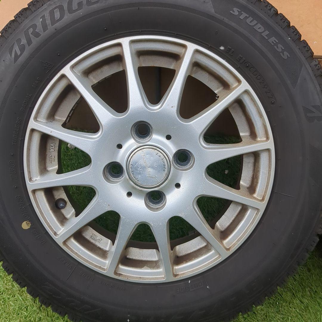 ブリヂストン 145/80R13 750 スタッドレスタイヤホイールセット