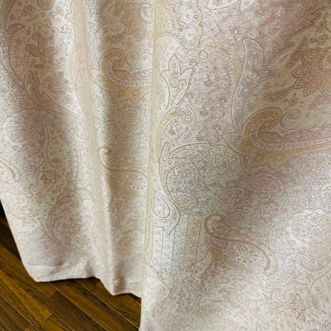 ドレープ　カーテン　幅150cm×丈200cm2枚　ジャガード