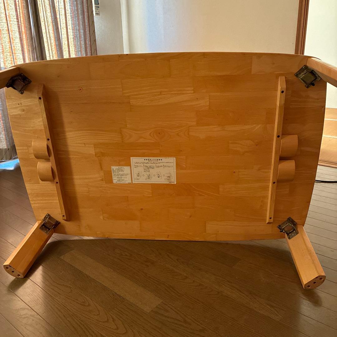 ナチュラルウッド 長方形 木製座卓