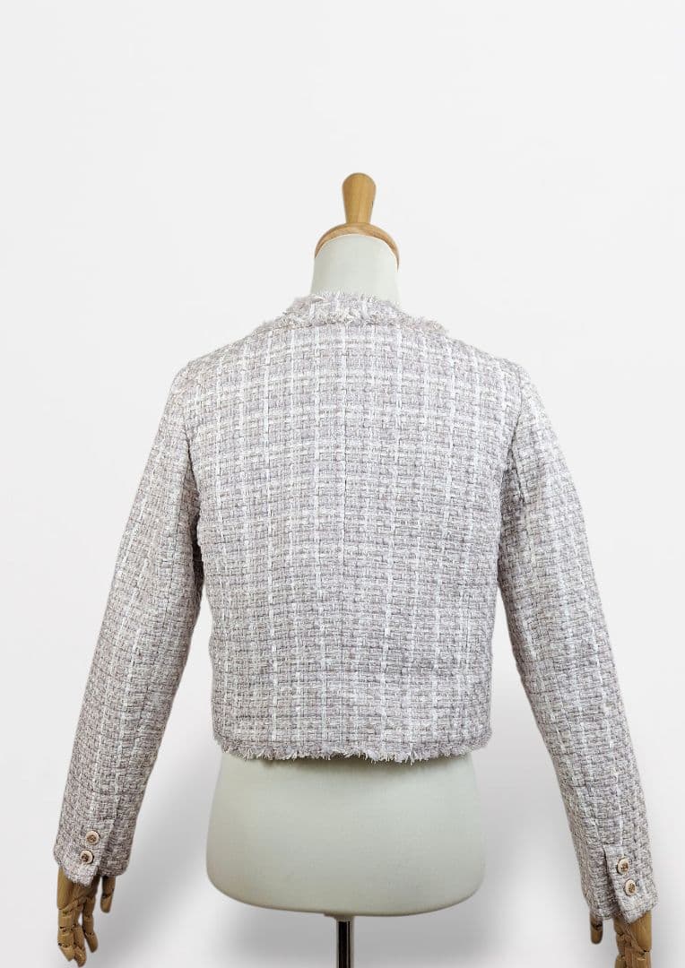 美品 Her lip to Grace Tweed Jacket ピンクM