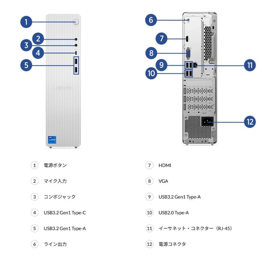 【Lenovo】90XW001CJP IdeaCentre Tower 新品！