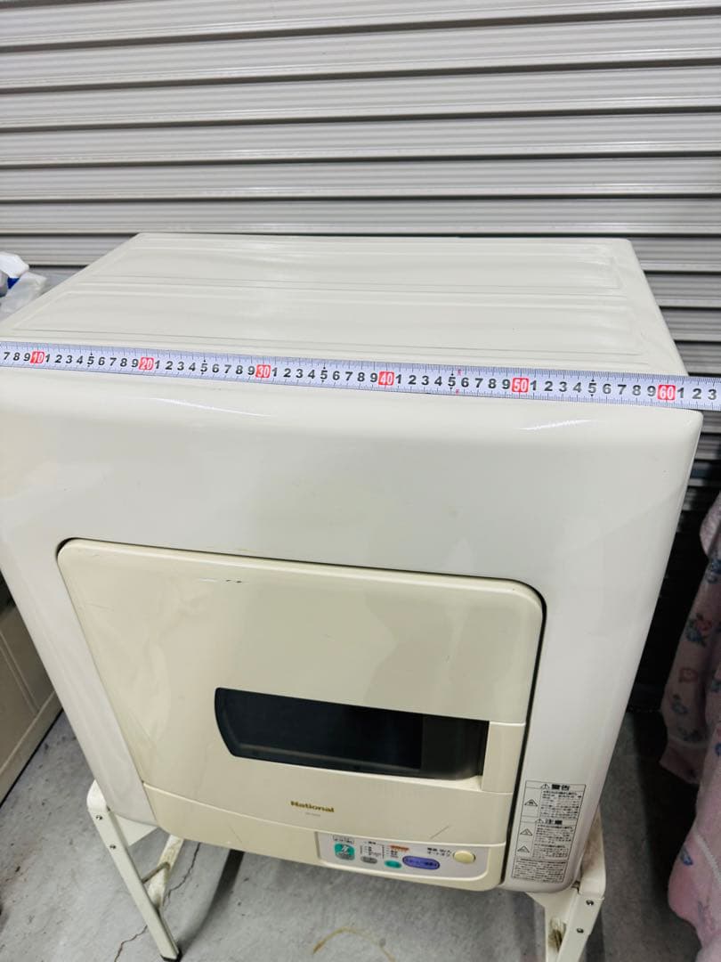 全国配送無料！★ナショナル★衣類乾燥機　4.5kg NHD-45A 動作品