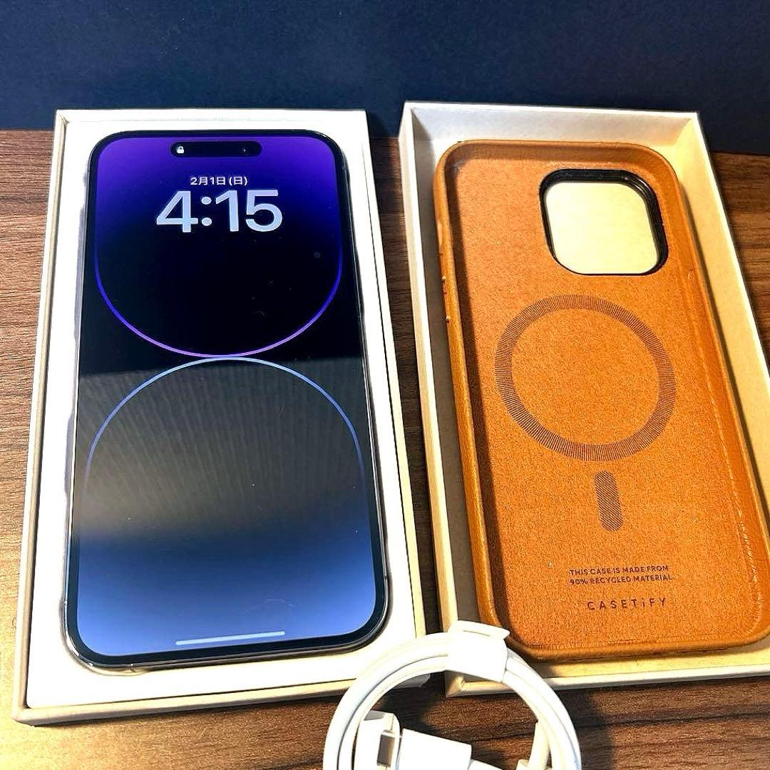 【交換品】Apple iPhone14 ProMax 128GBディープパープル