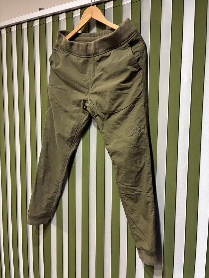 ザ ノース フェイス パンツ メンズ M 裏起毛 冬 カーキ ゴルフ