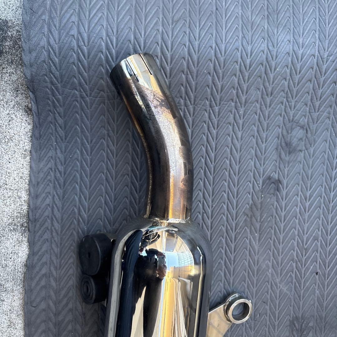 シーシーバーセット売り　トライアンフ　空冷ボンネビル　大和ステンレス　小音量