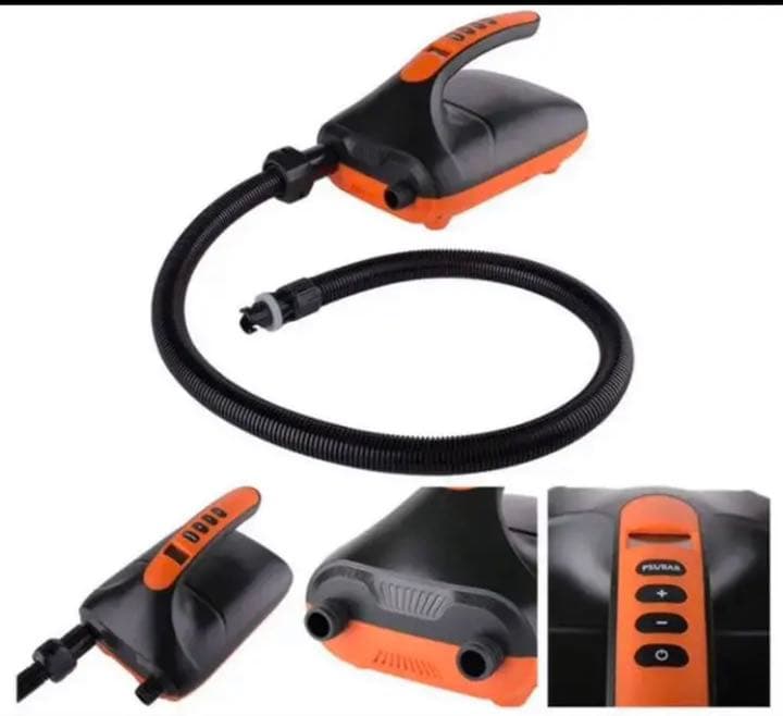 電動エアーポンプ DC12V 空気入れ&空気抜き 両対応 最大圧力20PSI