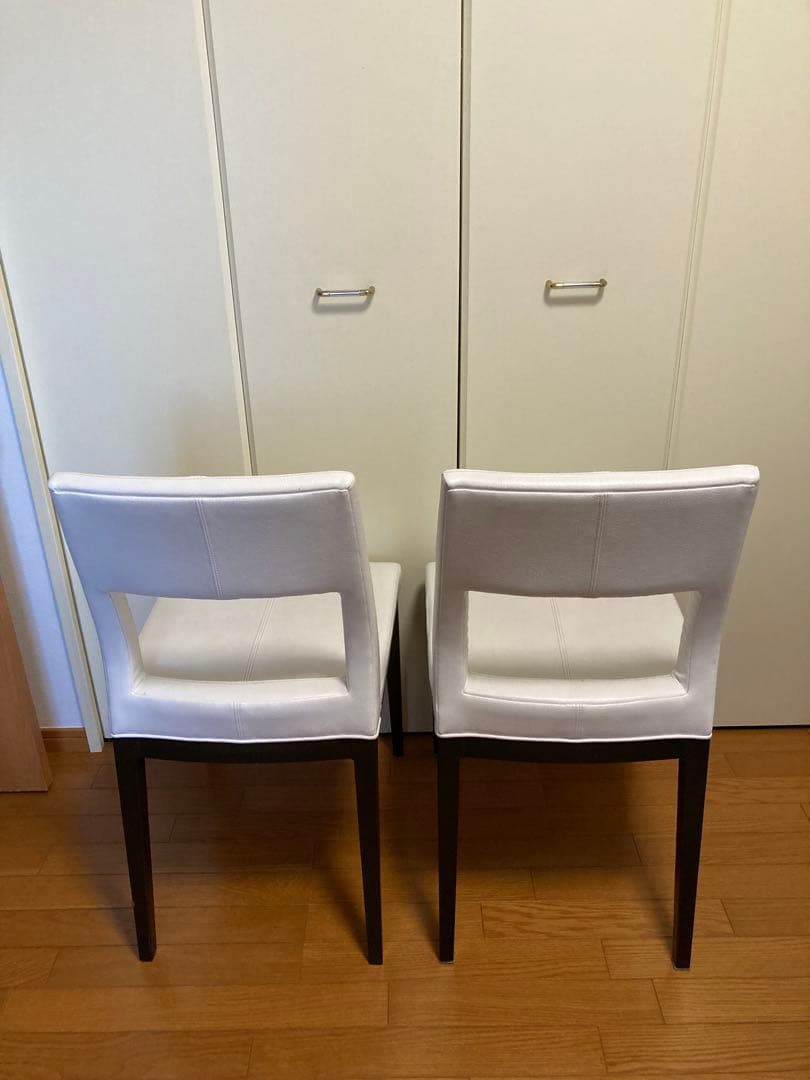 IDEE イデー ホワイト ダイニングチェア 2脚セット カフェ サロン