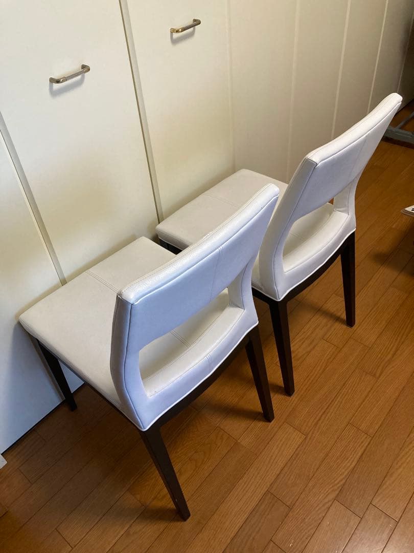 IDEE イデー ホワイト ダイニングチェア 2脚セット カフェ サロン