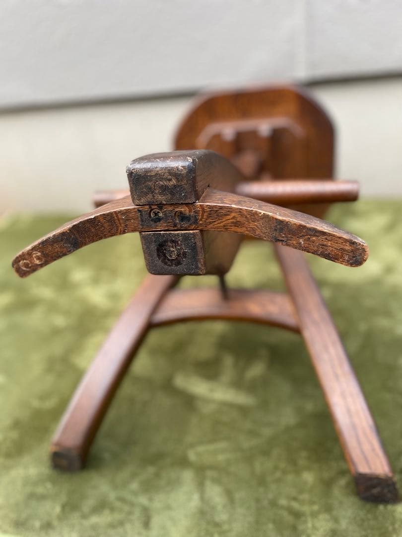 オランダ　カウンターチェア　オーク無垢材