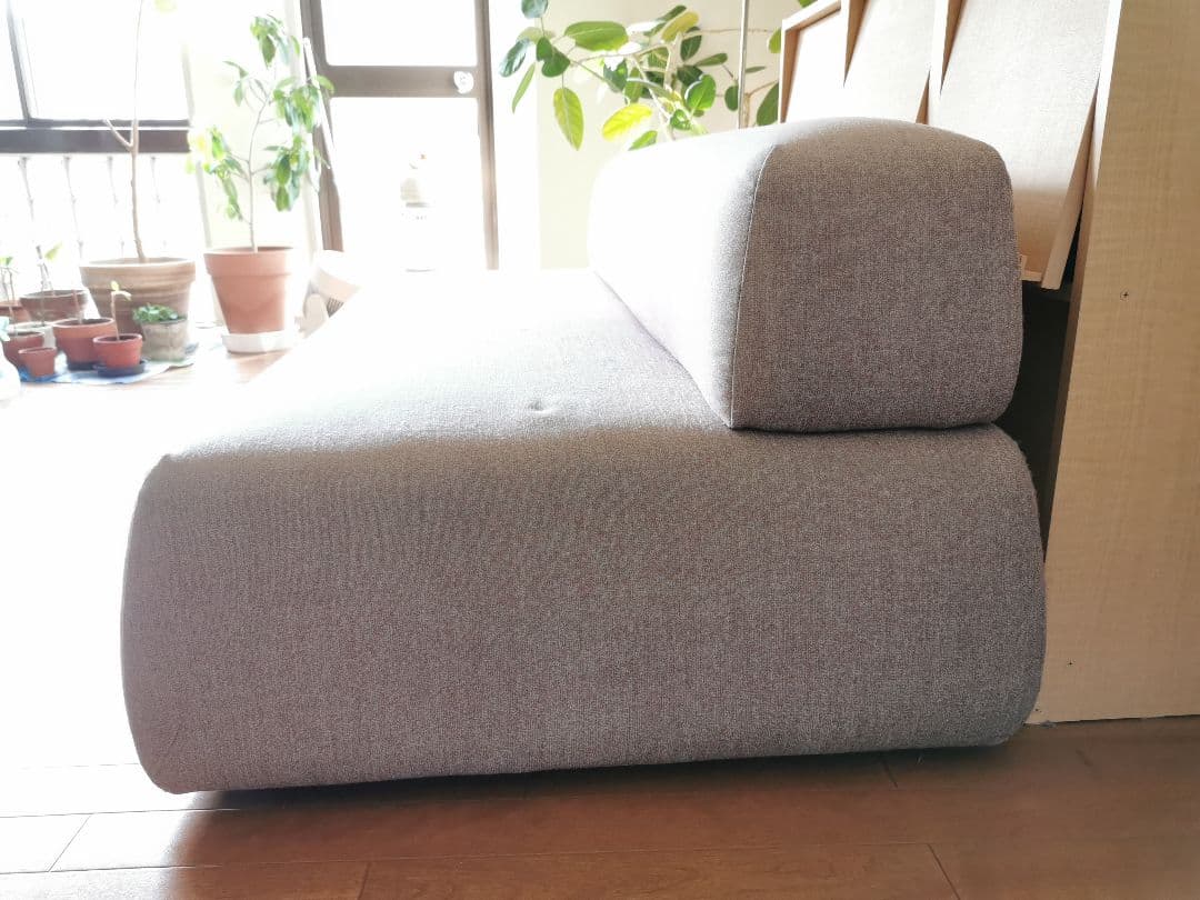 Francfranc 3人掛け ソファベッド グレー たのメル便