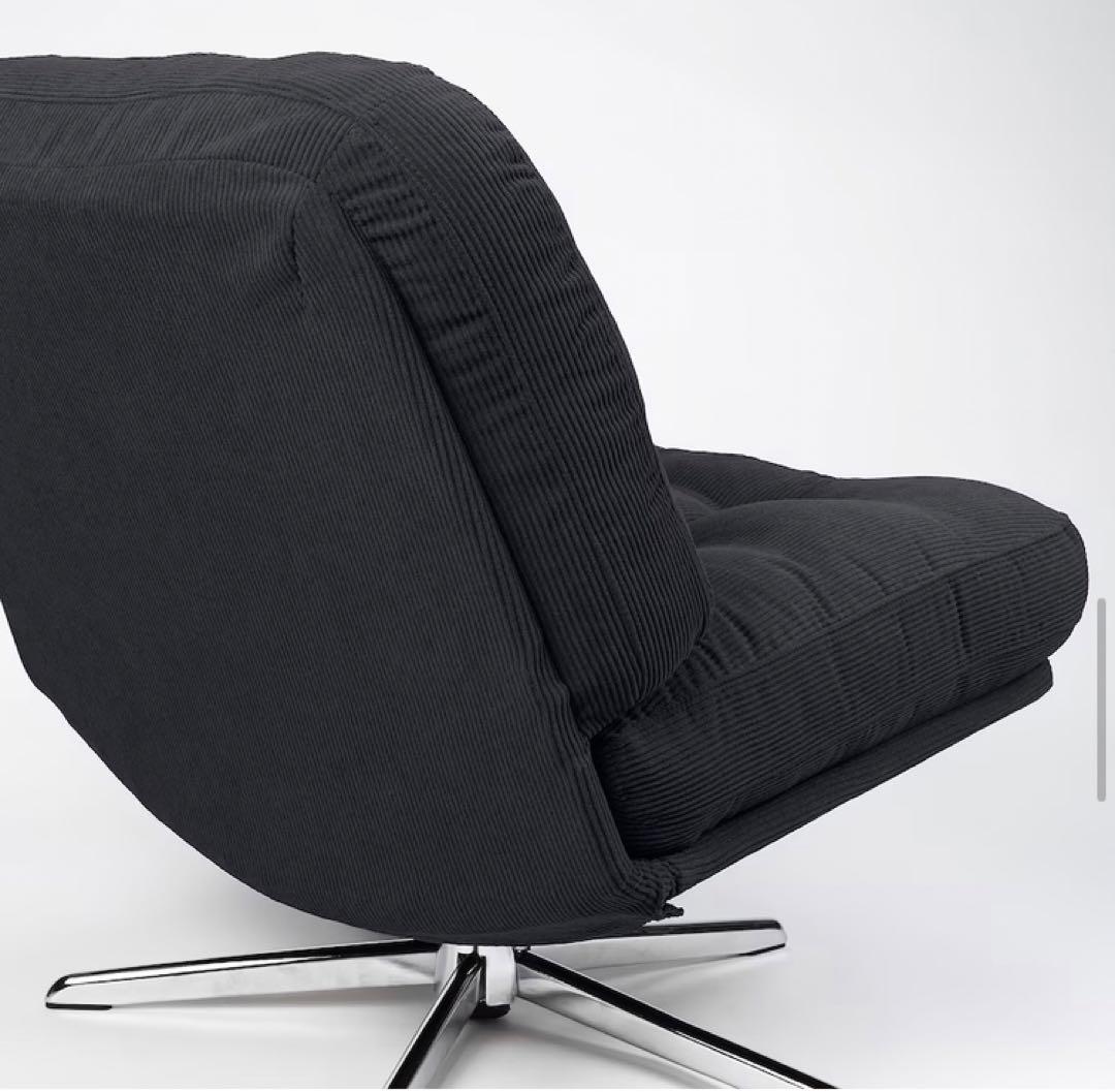 新品未開封イケア　DYVLINGE 一人掛け回転パーソナルチェア ブラック