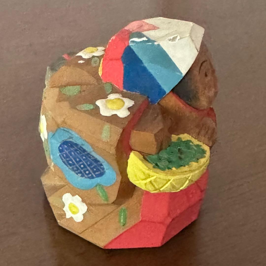 茶の木 宇治人形（桂楽峯 作）